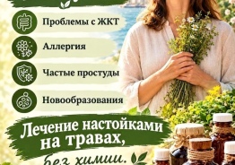 Настойки на травах.