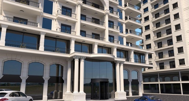 Апартаменты в новом жилом комплексе от застройщика в районе Махмутлар, 700м к мору, цена: 167 000 € - 495 000 €